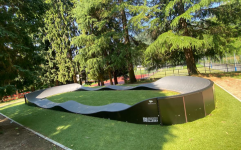 Il Parco Due Mani si rinnova con una pista pump track per il tempo libero