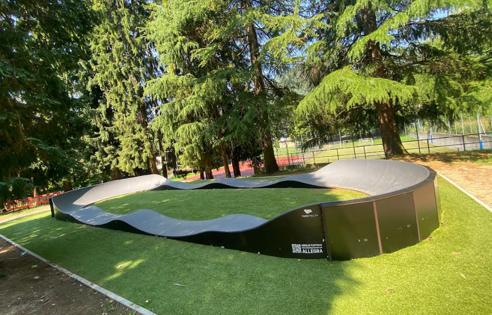 Il Parco Due Mani si rinnova con una pista pump track per il tempo libero