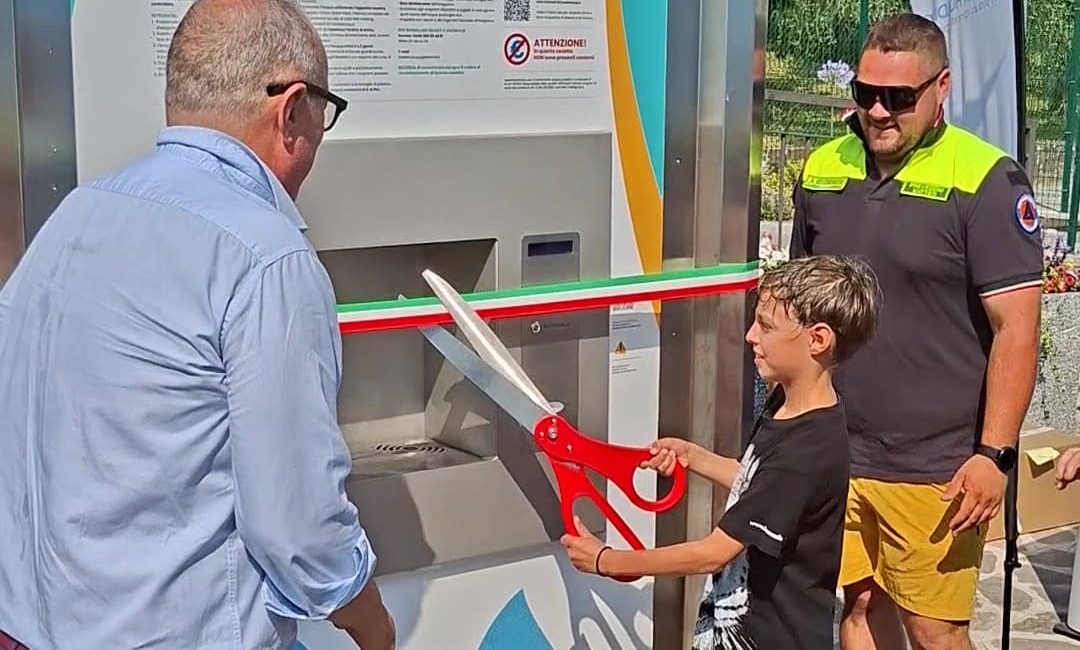 Oliveto Lario: aperta la nuova casetta dell’acqua di Lario Reti Holding