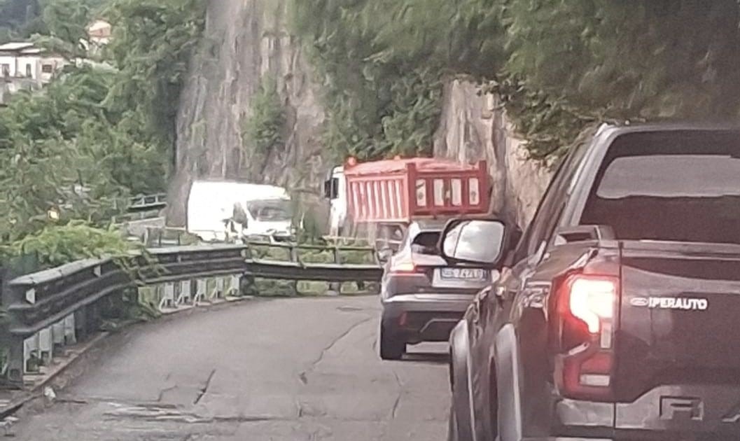 Oliveto Lario: richiesta di intervento per mezzi pesanti sulla ex Ss583