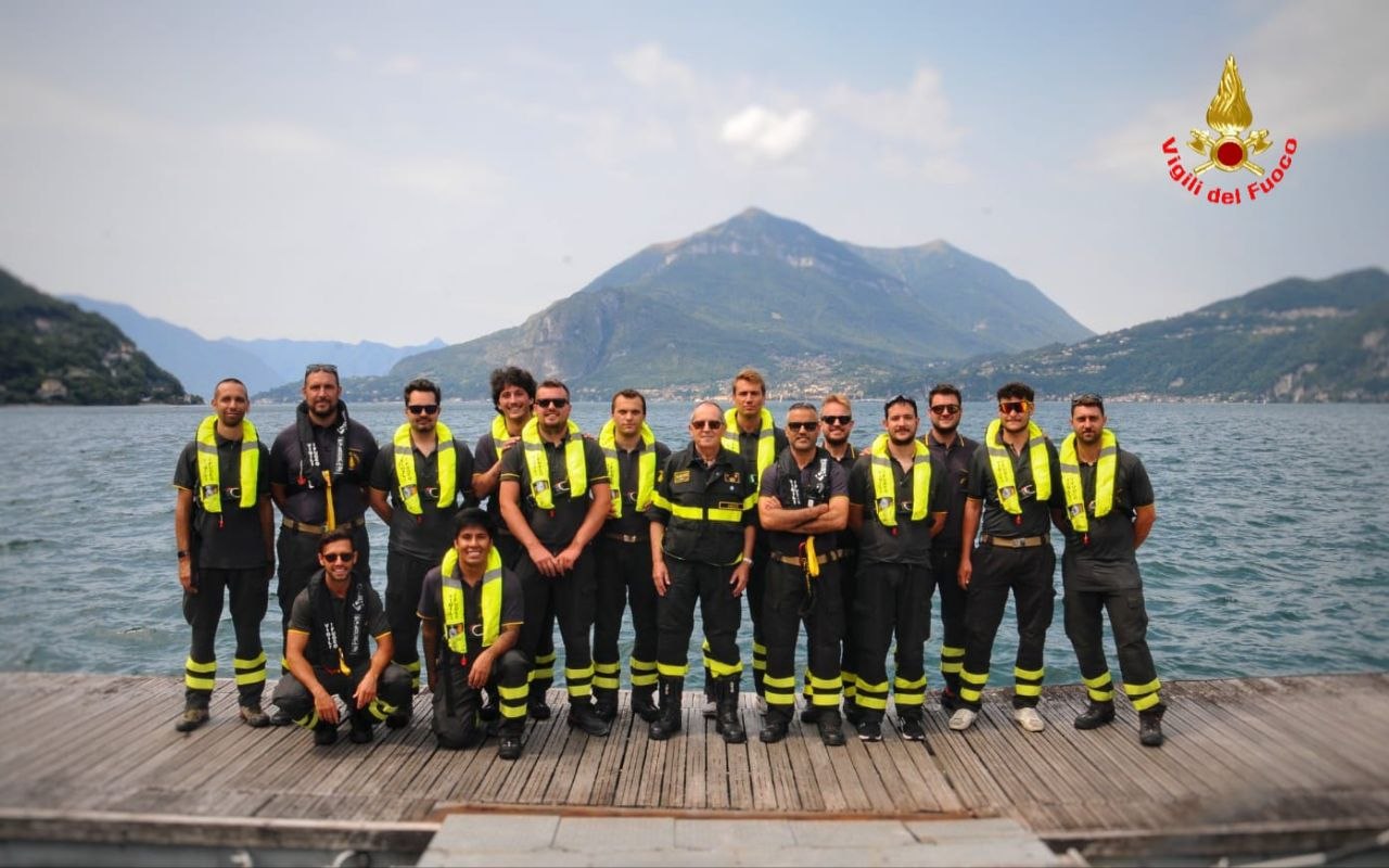 Bellano, avviato il primo corso regionale per la patente nautica dei Vigili del Fuoco volontari