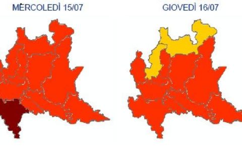 Caldo africano persiste, ma temporali in vista. Arpa: «Disagio da calore forte» nel Lecchese