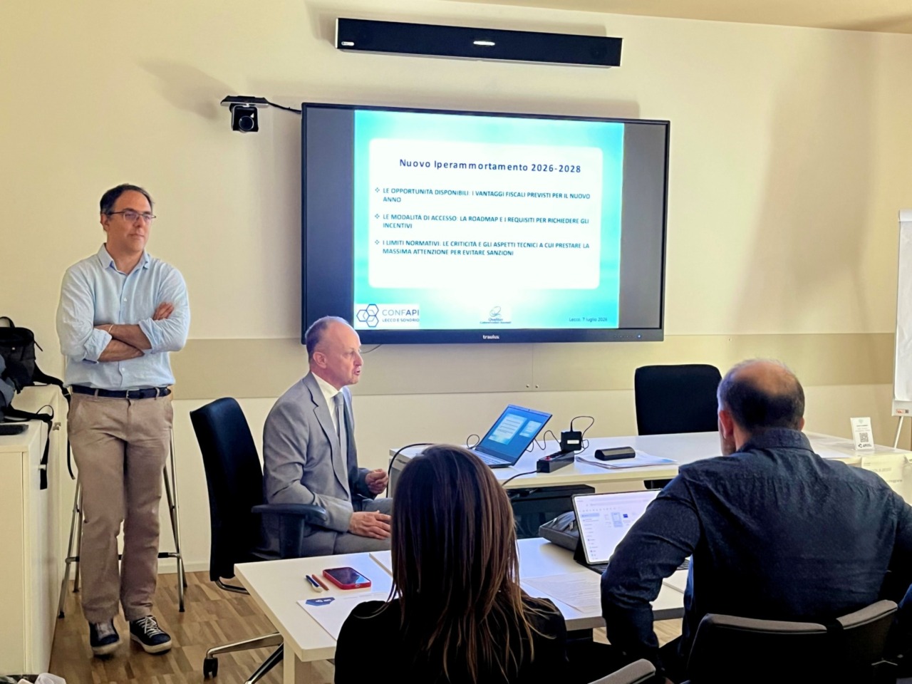 Confapi Lecco Sondrio: successo per il seminario “Iperammortamento 2026-2028”