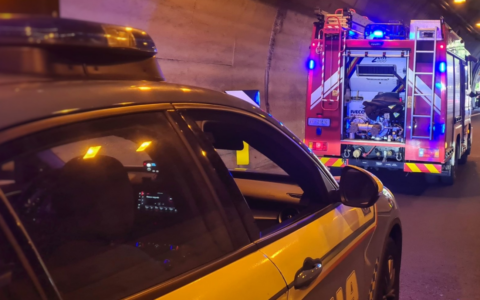 Crollo nella galleria Monte Piazzo: un giovane operaio in gravi condizioni