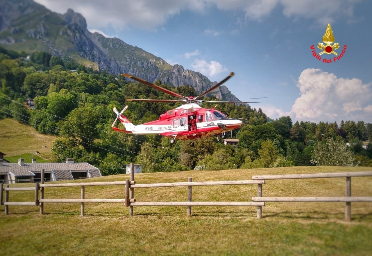 Due escursionisti salvati nei pressi del Rifugio Rosalba in Grignetta
