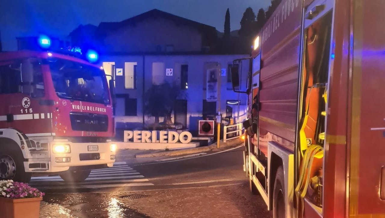 Incendio devastante in un’abitazione di Perledo: Vigili del fuoco in azione