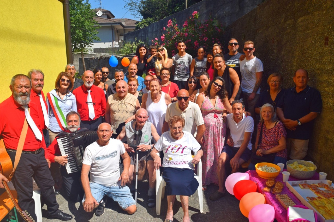 Levata celebra i 101 anni di Paola Letizia con una festa indimenticabile