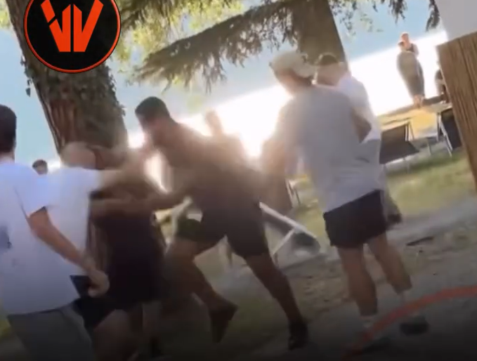 Rissa al Lido di Mandello del Lario: volano sdraio e interviene la sicurezza