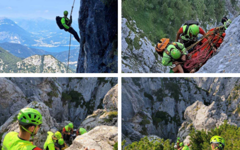 Soccorso Alpino Lecchese: addestramento intensivo al Pizzo d’Eghen per operazioni in parete