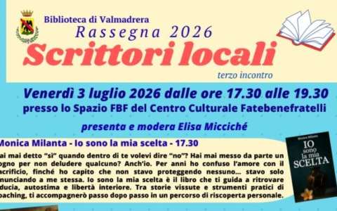 Valmadrera: continua la rassegna per scrittori locali