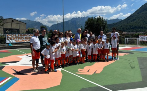 Valmadrera: inaugurato il campetto in onore di Baggio