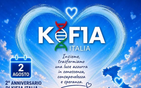 Civate: Villa Canali si colora di azzurro per la sensibilizzazione sulla KAND