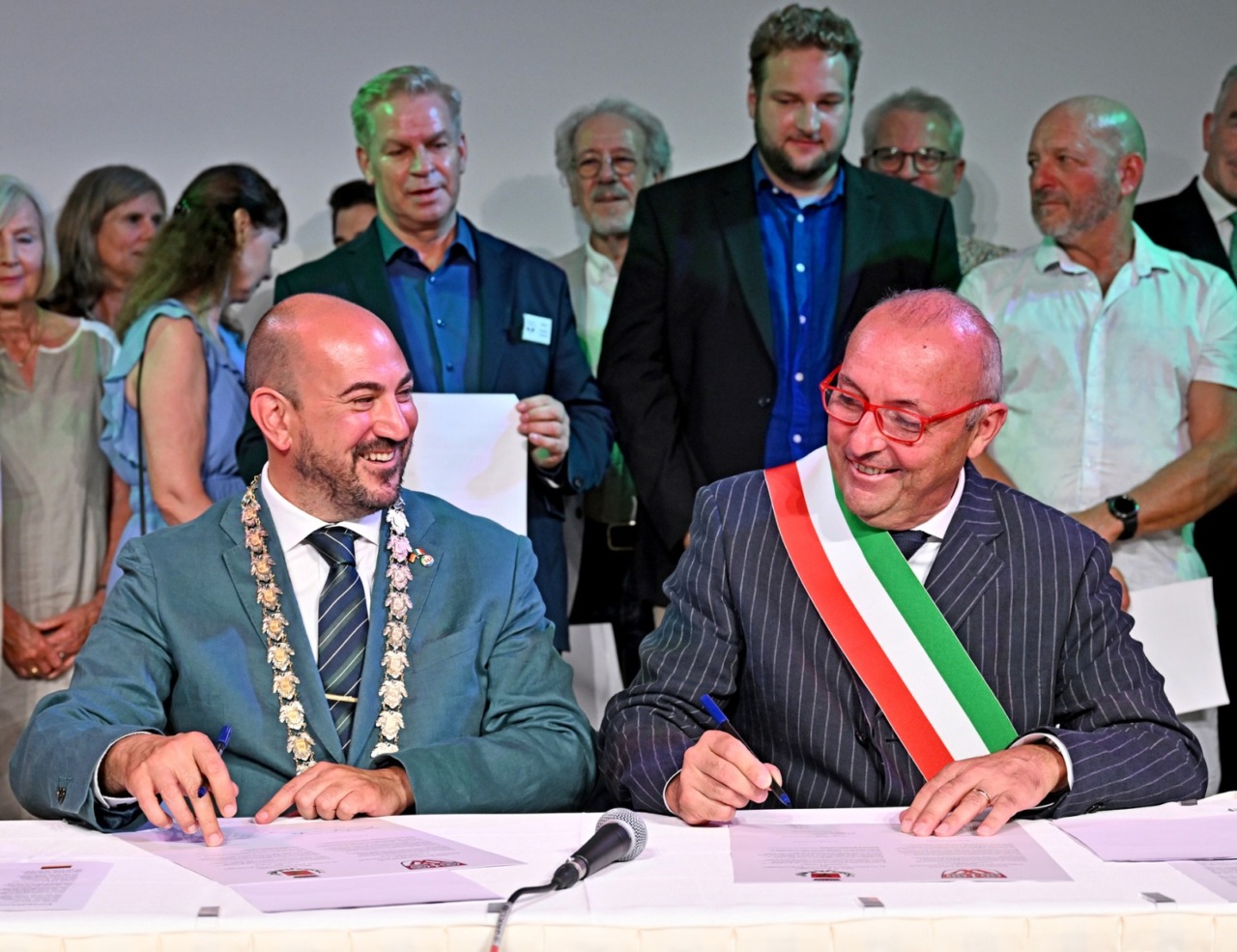 Galbiate e Walluf, siglato il gemellaggio tra le due comunità